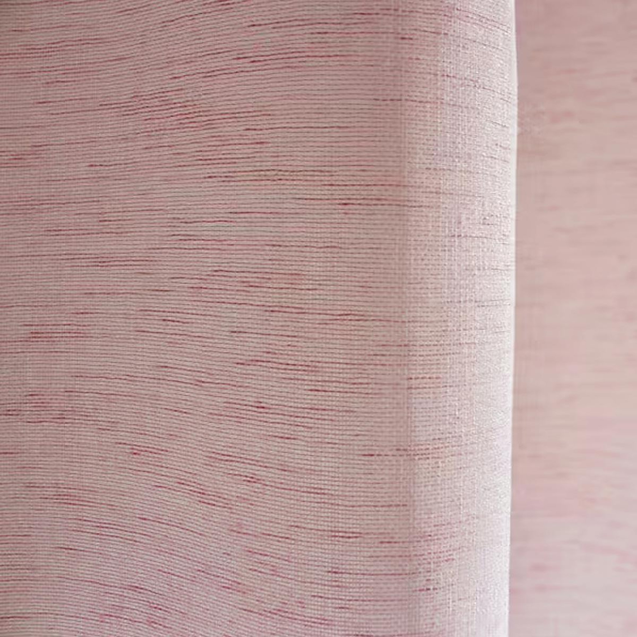 Voir la diapositive 3 : ENJOY HOME Rideau voilage effet lin  maya  140x240cm vieux rose