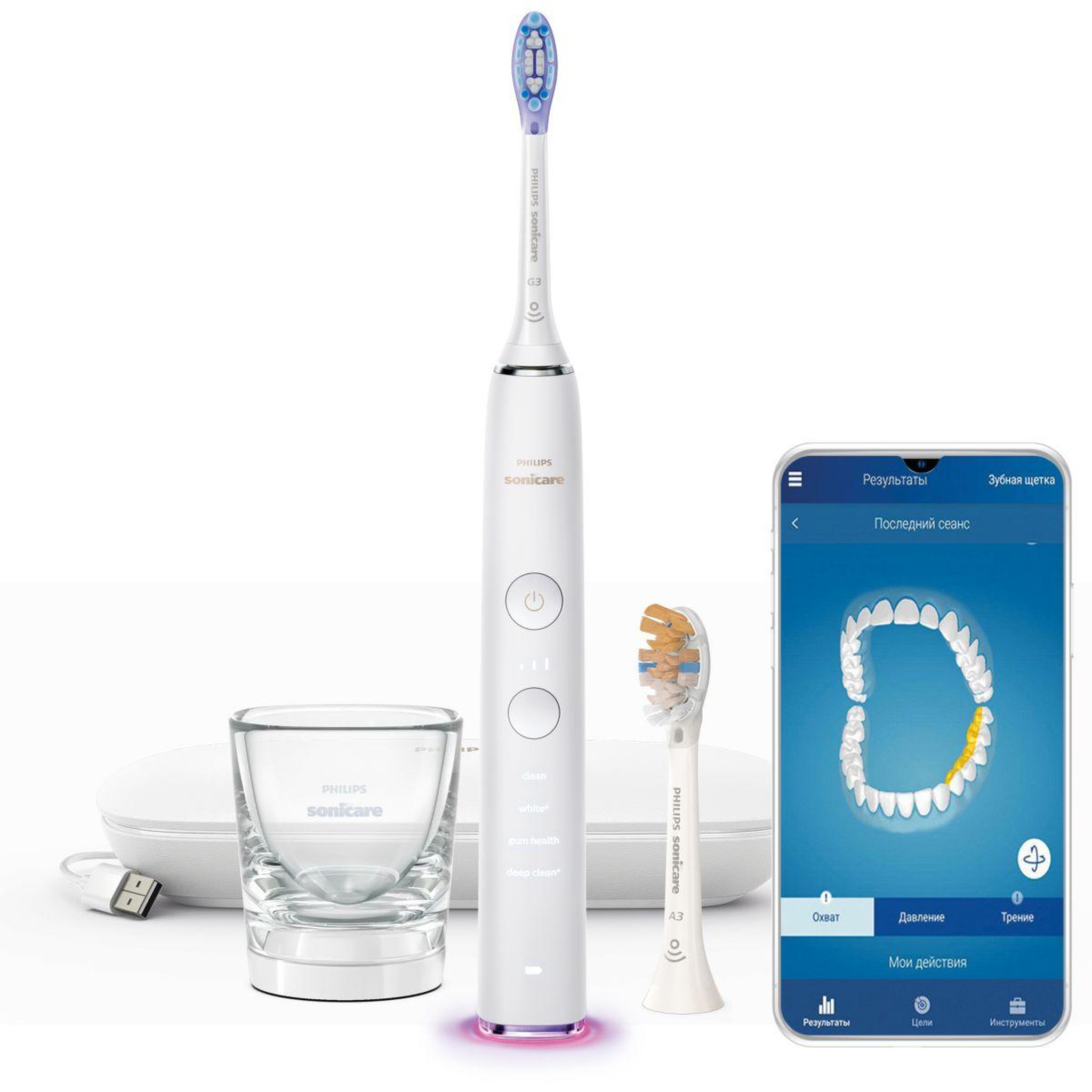 Philips Brosse à dents électrique Sonicare Diamondclean Smart 9400 HX9917/88