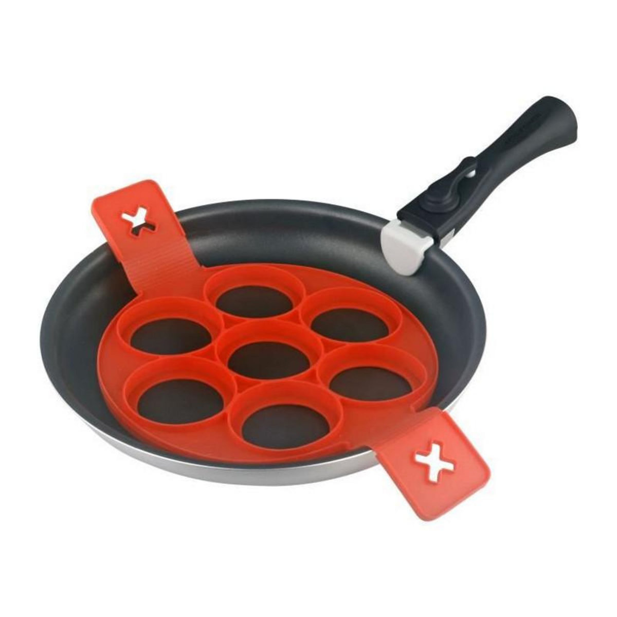 Arthur Martin Batterie de cuisine Arthur Martin AM3950 16 pieces - Aluminium - Poignée amovible - Tous feux dont induction