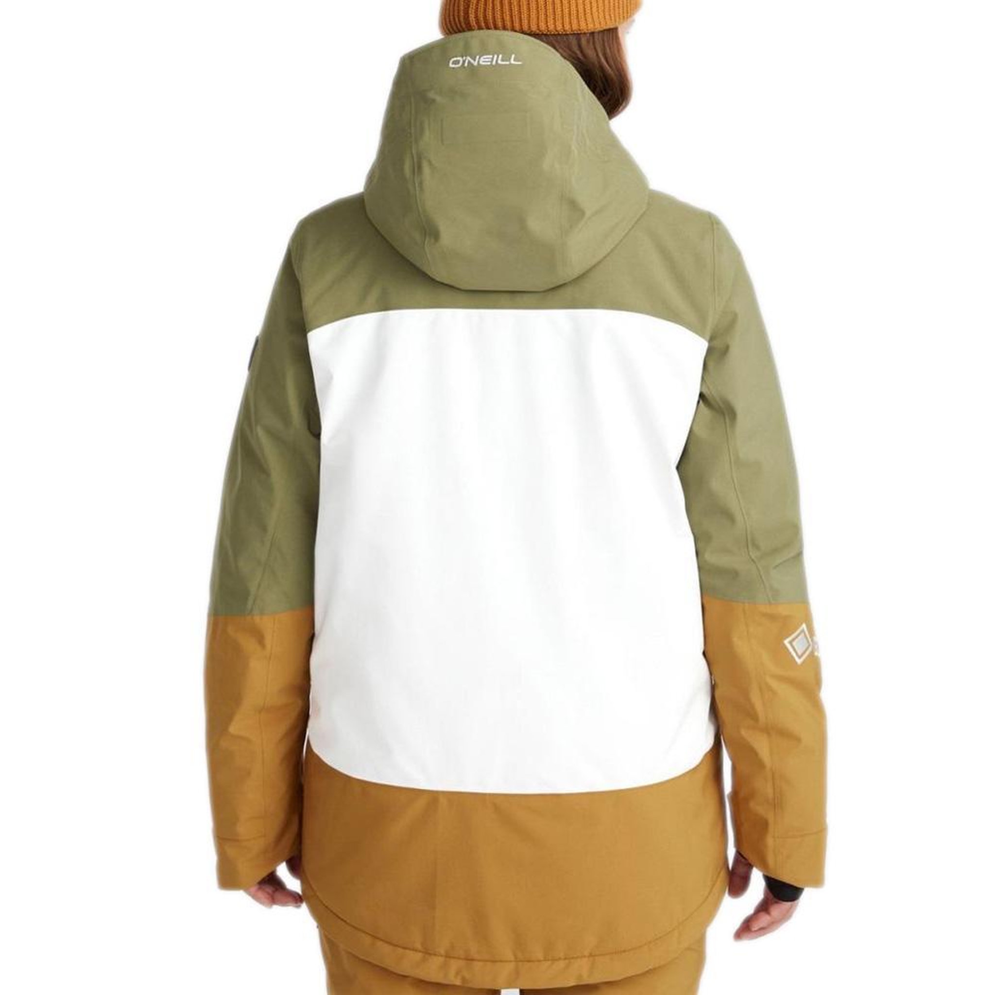 Voir la diapositive 2 : O'NEILL Manteau de ski Vert/Moutarde Femme O'Neill Gtx