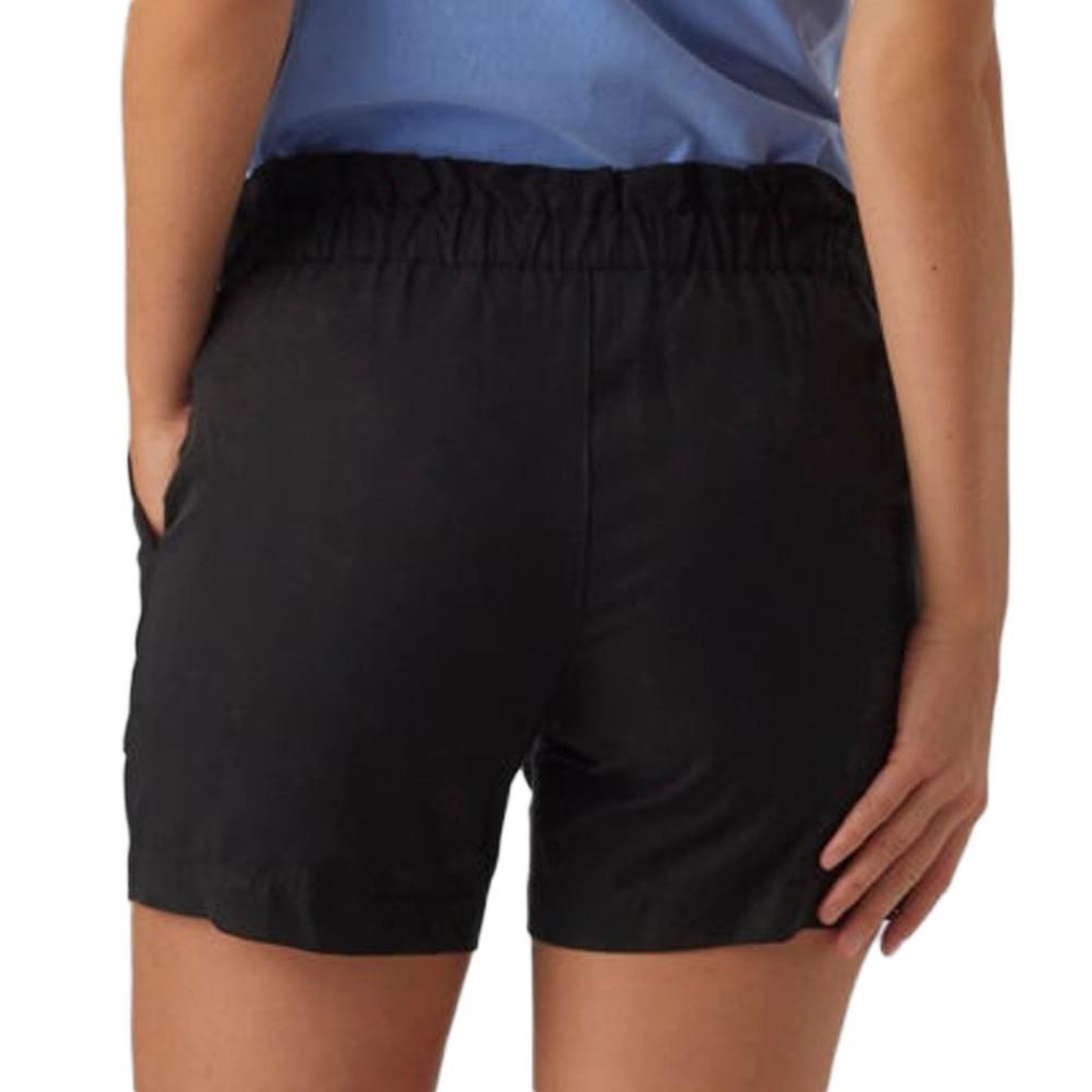 Voir la diapositive 2 : MAMALICIOUS Short de Grossesse Noir Femme Mamalicious Bethune Woven