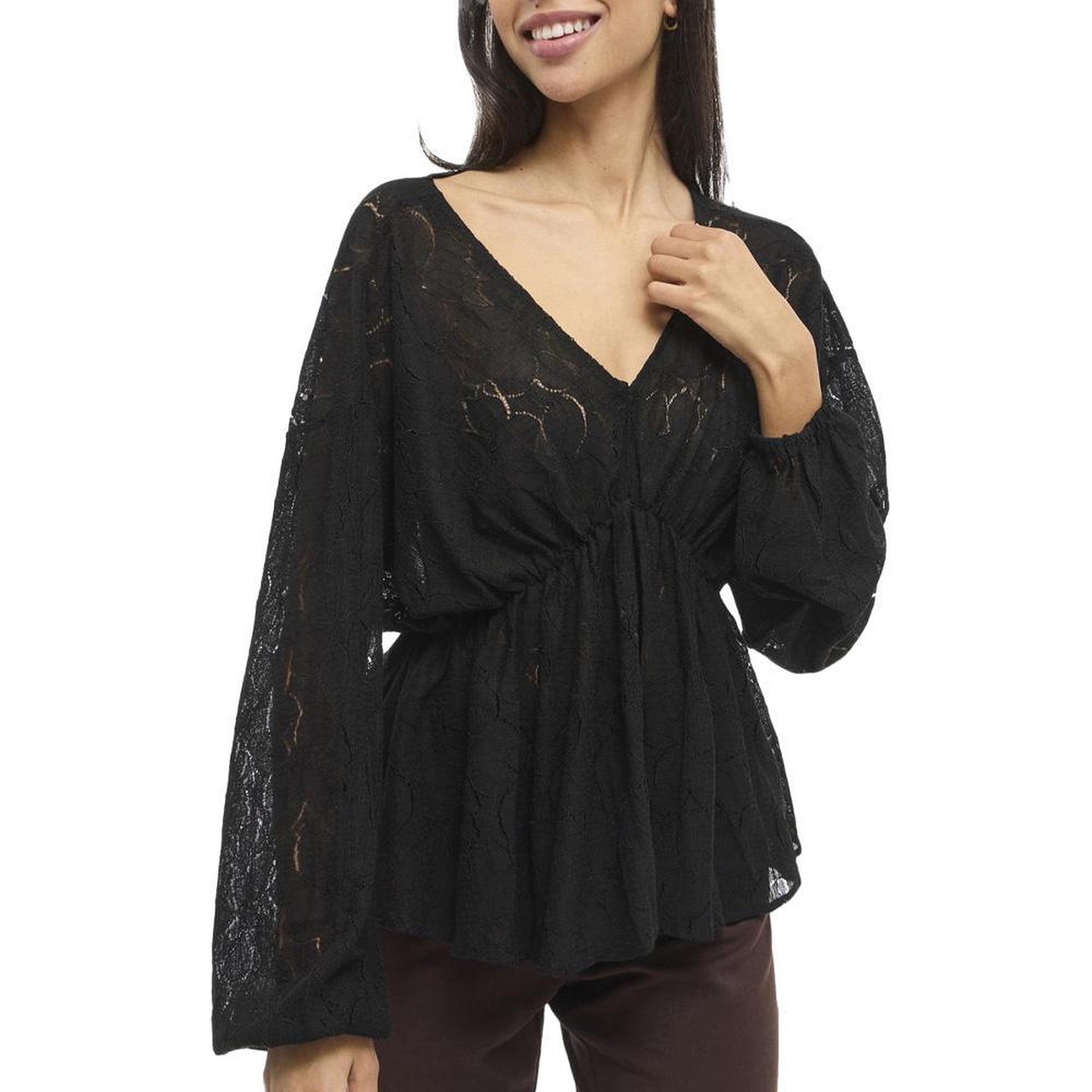 Vila Blouse Noire Femme Vila Viseba. Coloris disponibles : Noir