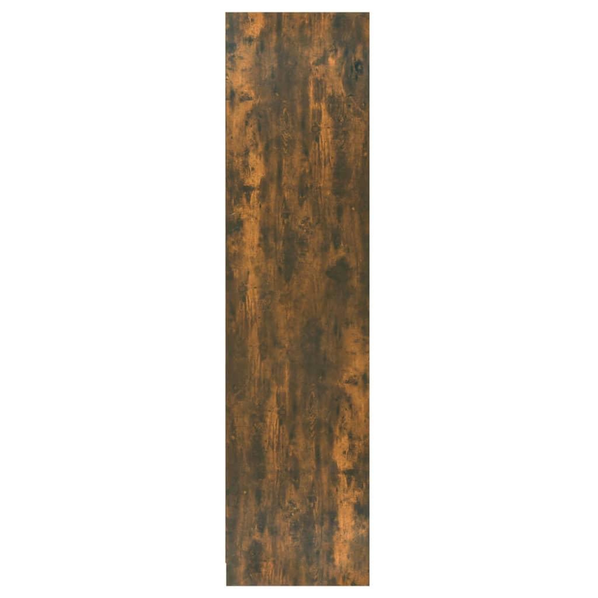 Voir la diapositive 5 : VIDAXL Armoire avec tiroirs Chene fume 50x50x200 cm Bois d'ingenierie