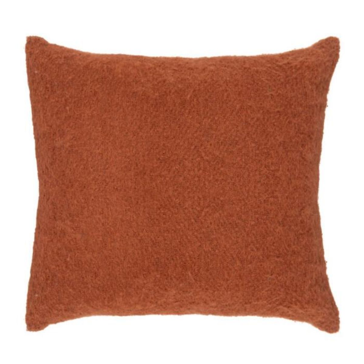 ATMOSPHERA Coussin Déco Effet Mohair  Kodi  45x45cm Terracotta
