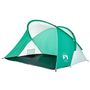 Voir la diapositive 2 : VIDAXL Tente de plage 2 personnes vert d'eau escamotable impermeable