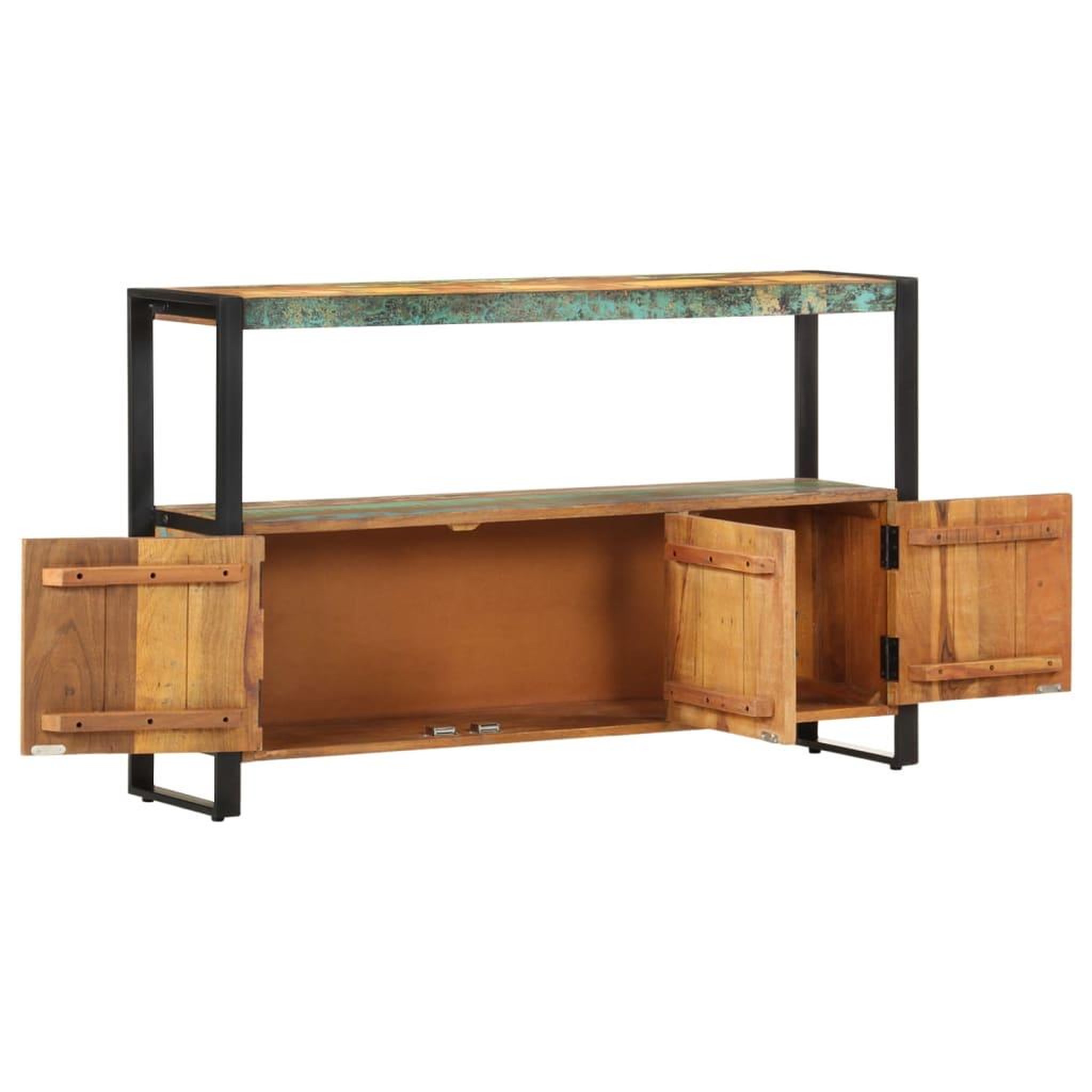 Voir la diapositive 4 : VIDAXL Buffet 120x30x75 cm bois de recuperation solide