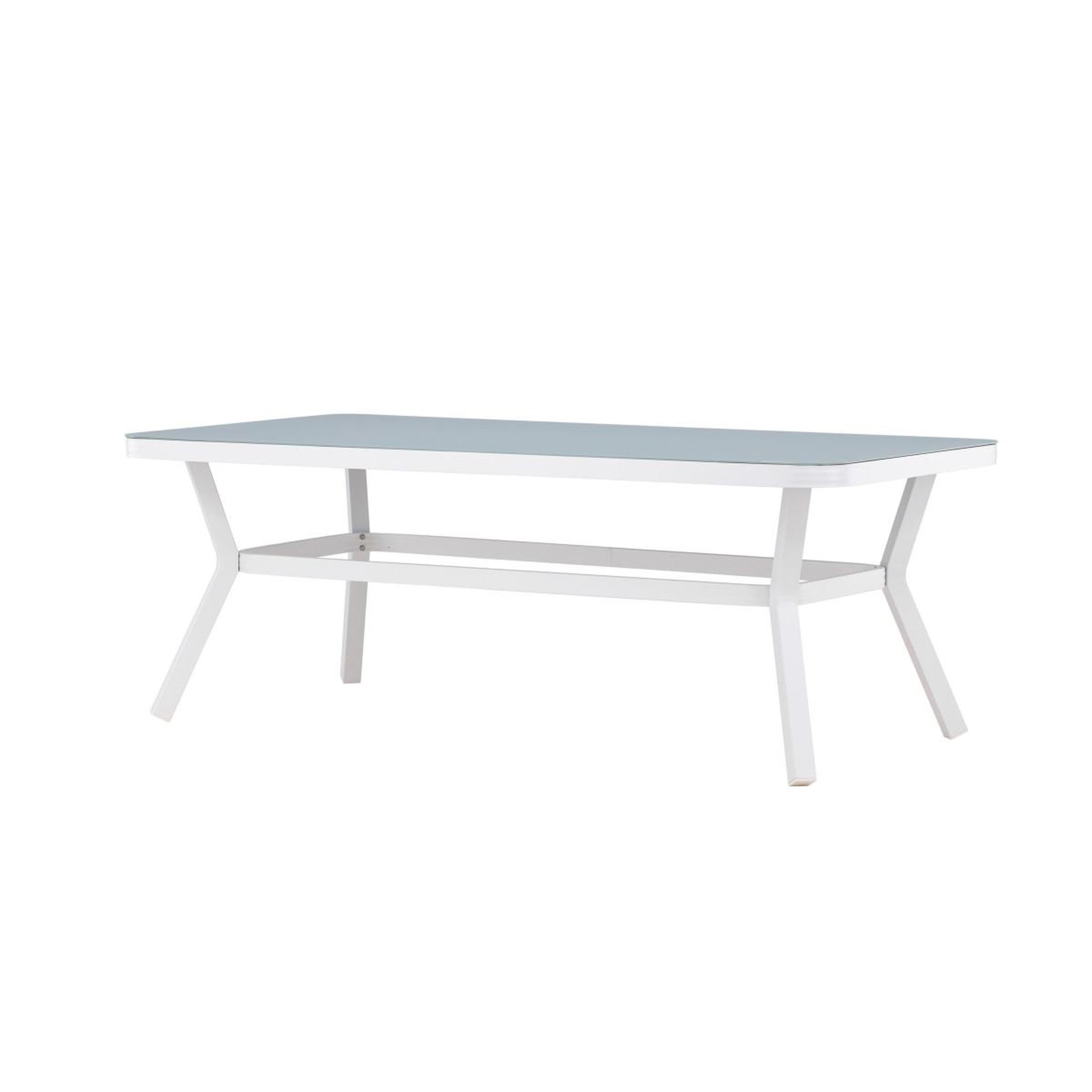 Voir la diapositive 5 : Paris Prix Table de jardin  virya  200cm blanc & gris