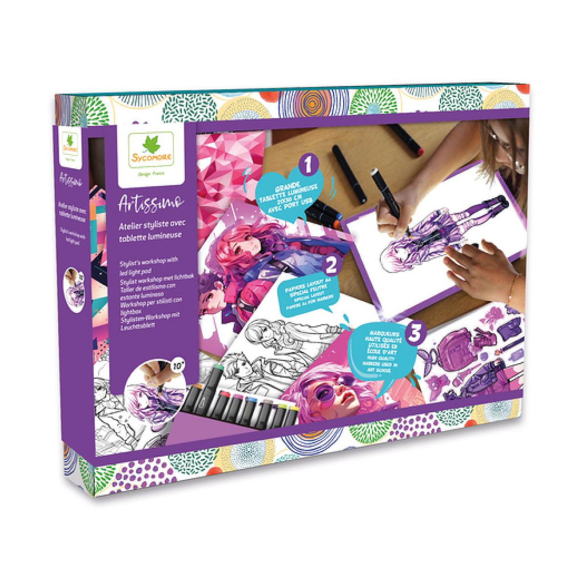 Voir la diapositive 2 : Au Sycomore Atelier Styliste Avec Tablette Lumineuse