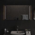 VIDAXL Miroir de salle de bain a LED 50x90 cm