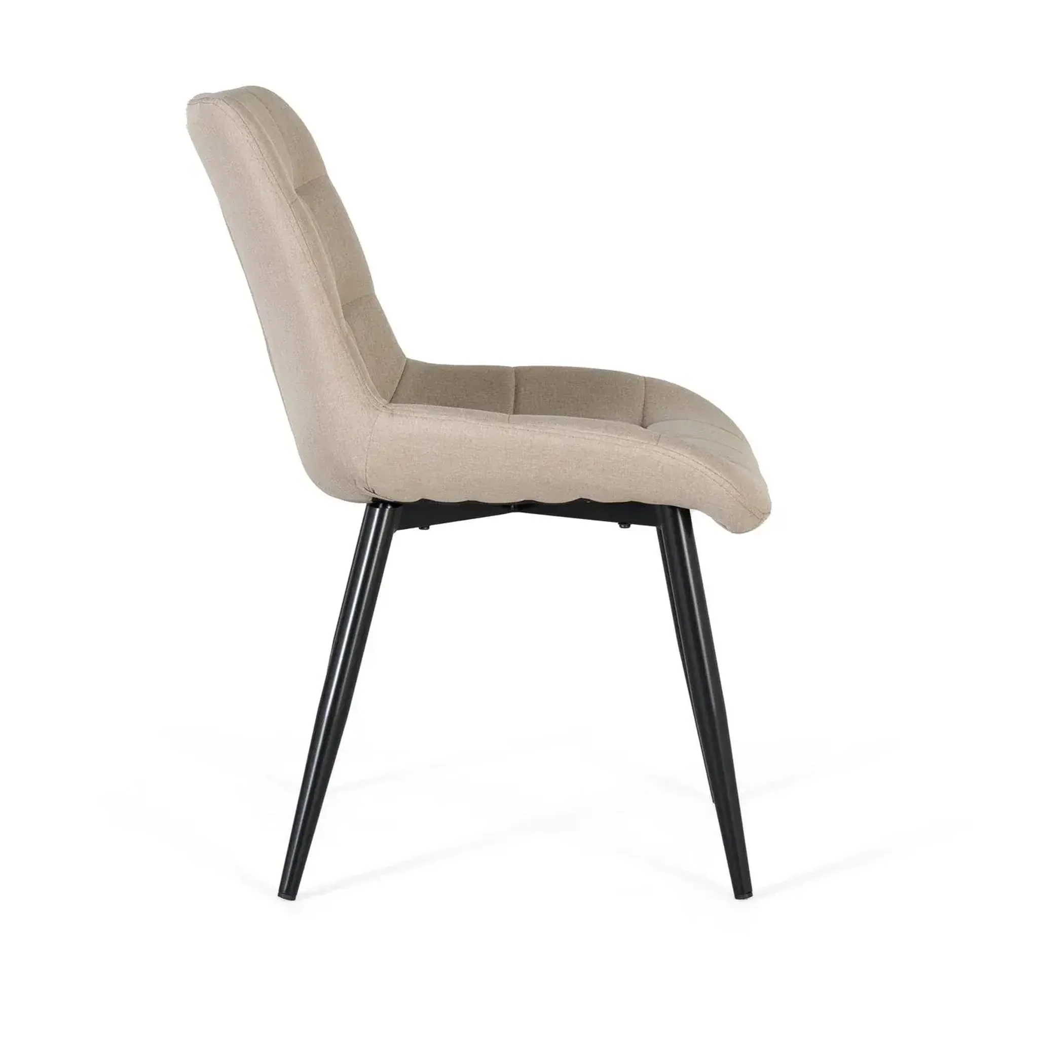 Voir la diapositive 3 : GINER Y COLOMER SL Lot de 2 chaises de tissu 50 cm style contemporain