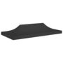 Voir la diapositive 1 : VIDAXL Toit de tente de reception 6x3 m Noir 270 g/m^2