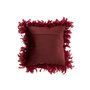 Voir la diapositive 2 : Paris Prix Coussin Déco  Plumes  45cm Bordeaux