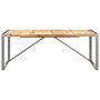 Voir la diapositive 2 : VIDAXL Table a manger 200x100x75 cm Bois de manguier massif brut