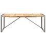 Voir la diapositive 2 : VIDAXL Table a manger 200x100x75 cm Bois de manguier massif brut