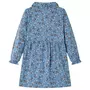 VIDAXL Robe pour enfants a manches longues bleu essence 92