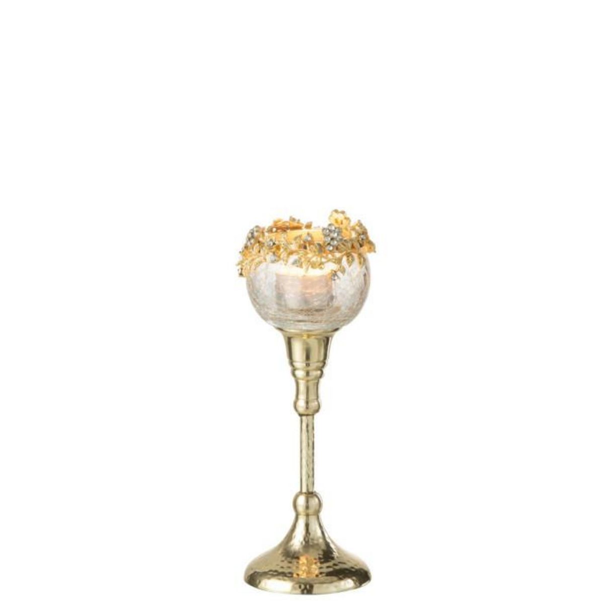 Paris Prix Photophore sur Pied Design  Volve  23cm Or