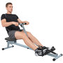 Voir la diapositive 4 : HOMCOM Rameur d'appartement appareil de Fitness et musculation cardio training écran LCD multifonction acier gris et noir