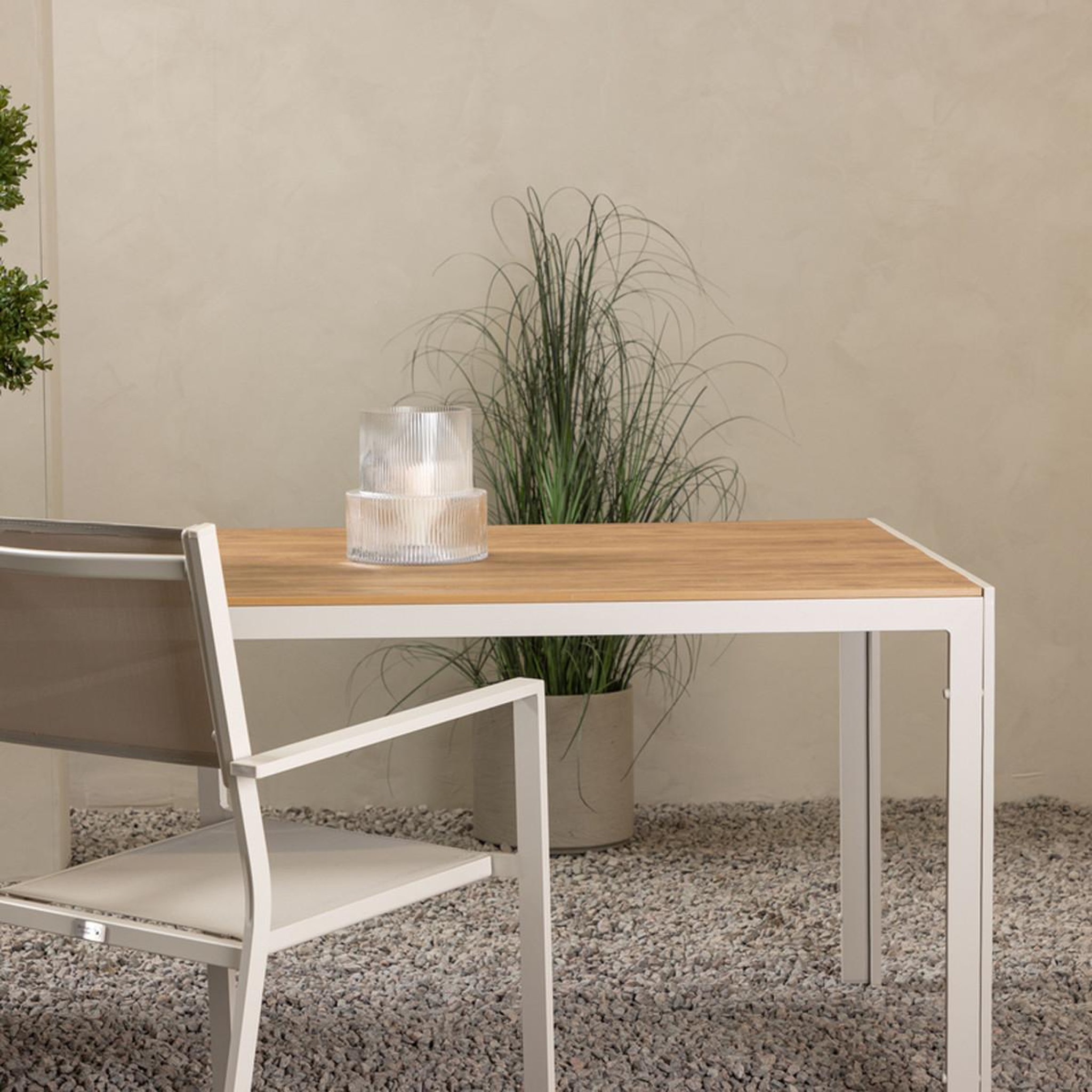 Voir la diapositive 6 : Paris Prix Table de jardin  break  205cm beige & naturel