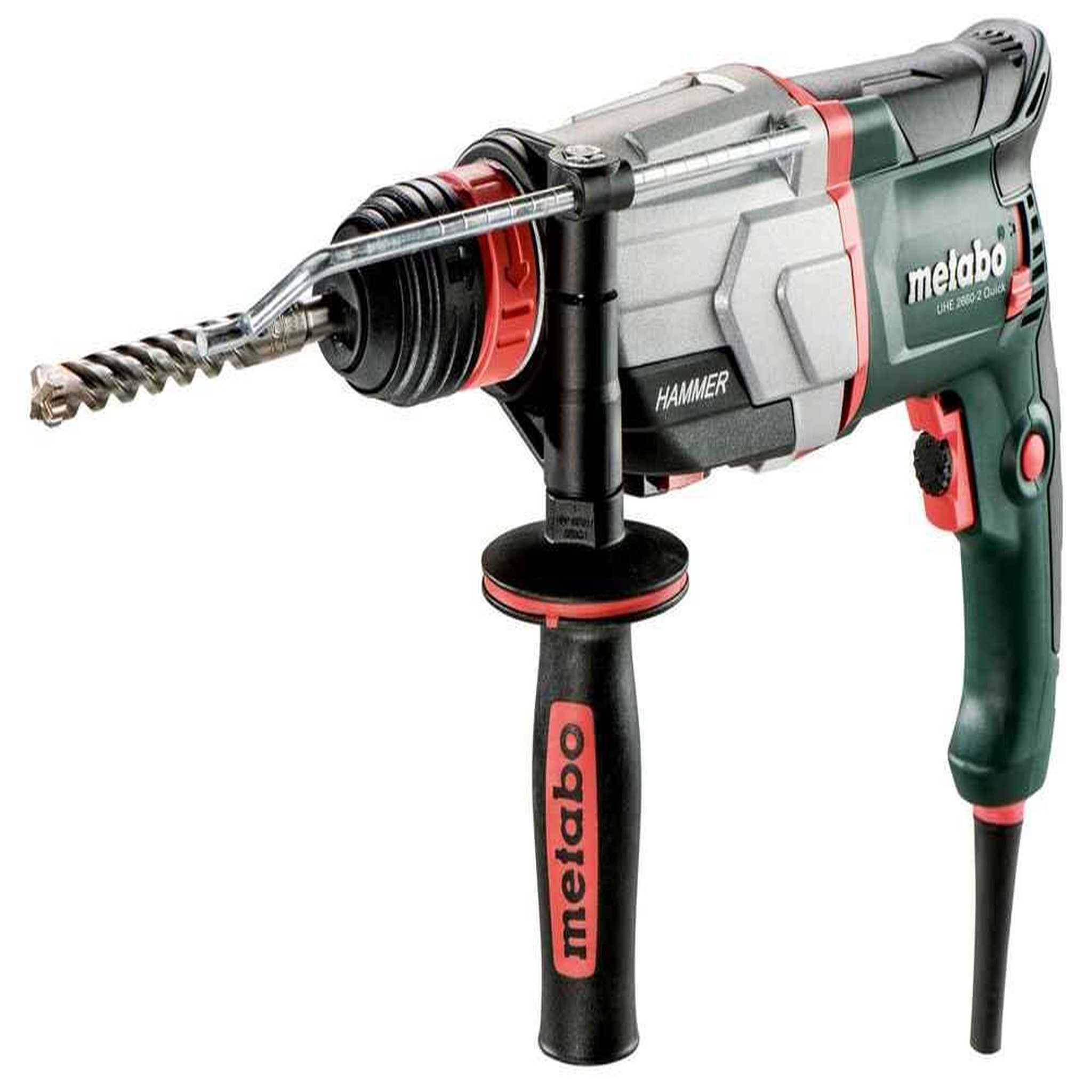METABO SAS Marteau multi-fonction sds plus uhe 2660-2 quick - coffret metabox + 2ème mandrin quick