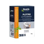 Bostik Plâtre poudre fin à modeler boîte de 1kg BOSTIK 30604206