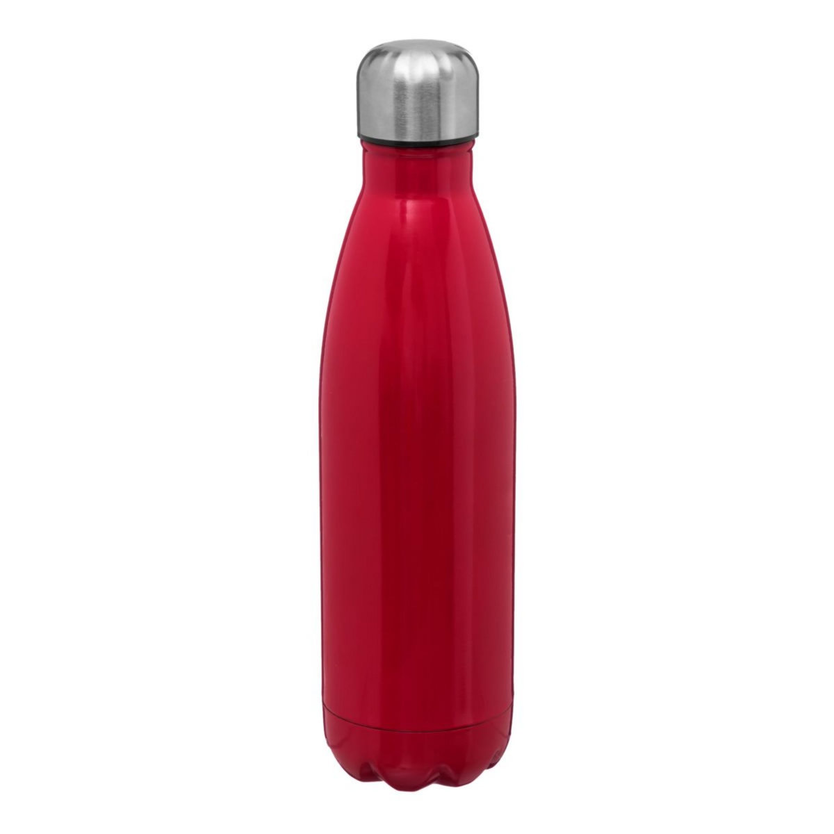 Bouteille isotherme 0,5 L rouge en acier inoxydable