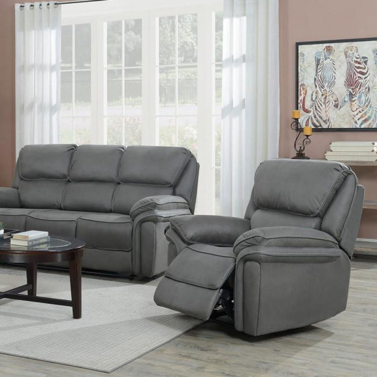 Paris Prix Fauteuil de Relaxation  Saranda  99cm Gris