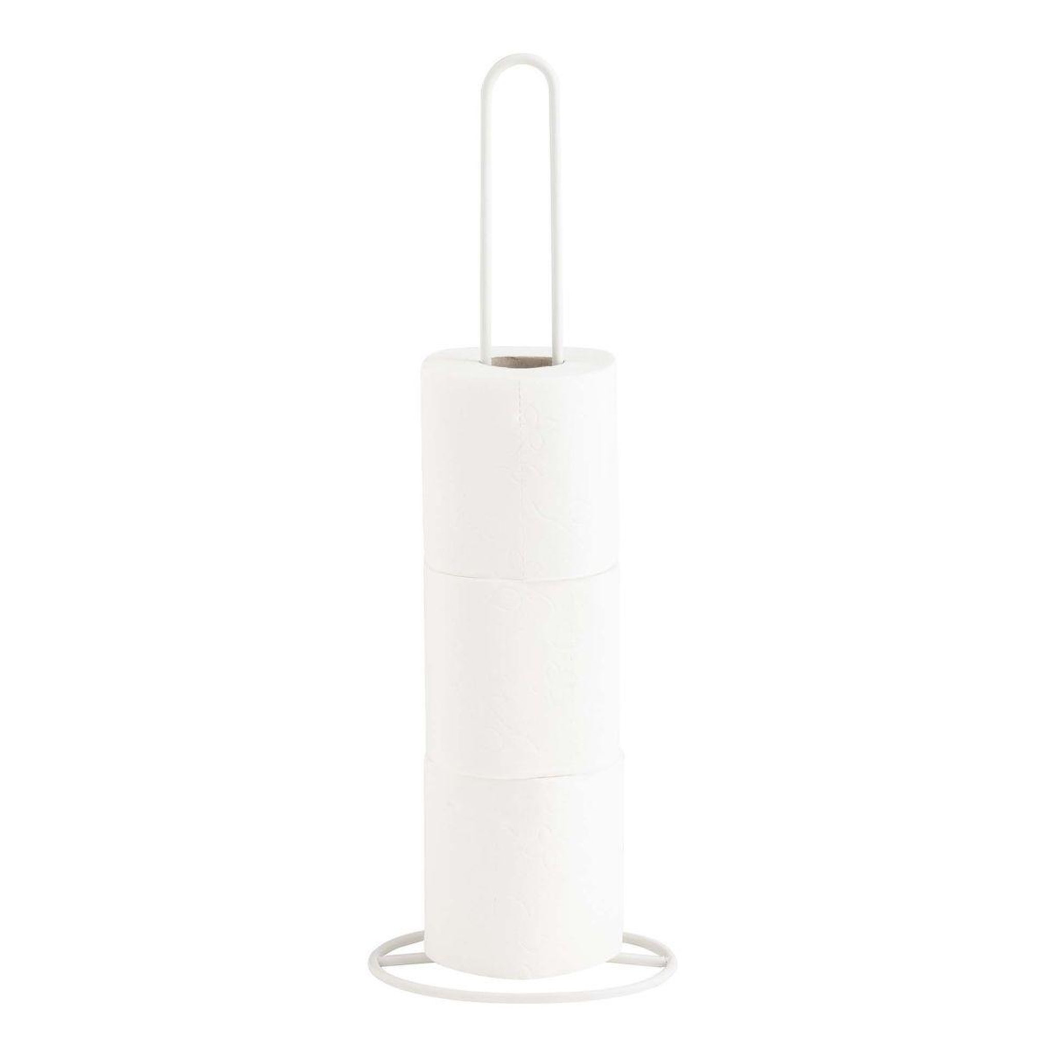 Voir la diapositive 2 : Douceur d'Intérieur Réserve papier wc design  filano  43cm blanc