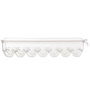 Voir la diapositive 2 : FIVE Bac de Rangement Frigo  14 Oeufs  37cm Transparent