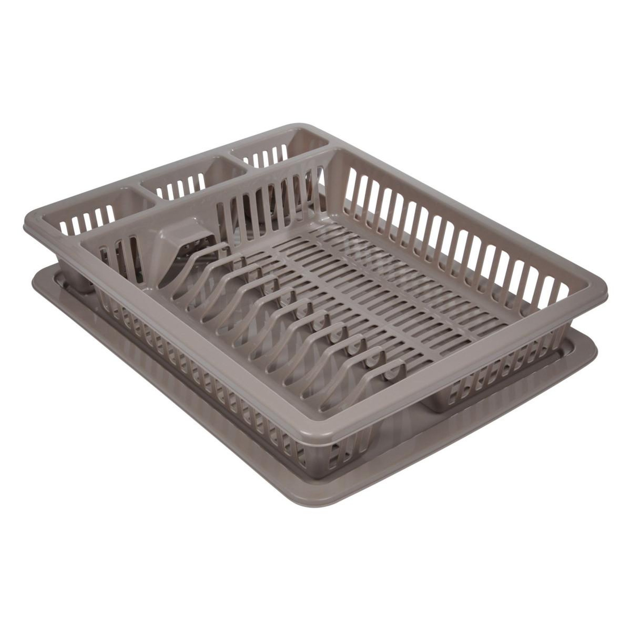 HOMEA Égouttoir avec plateau  merle  45cm taupe