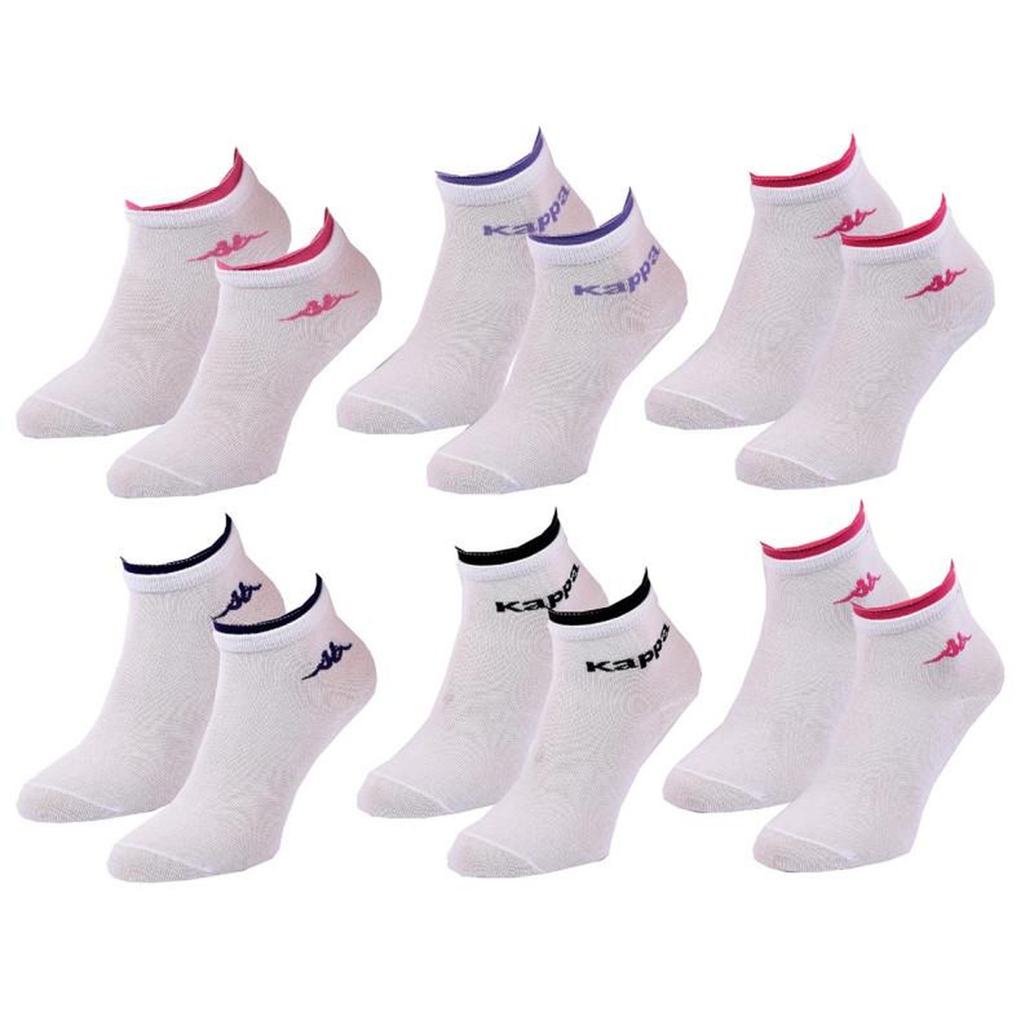 Voir la diapositive 2 : KAPPA Chaussettes Enfant VILLE KAPPA Lot de 6