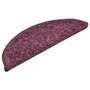 Voir la diapositive 3 : VIDAXL Tapis de marches d'escalier 15 pcs Violet fonce 56x17x3 cm