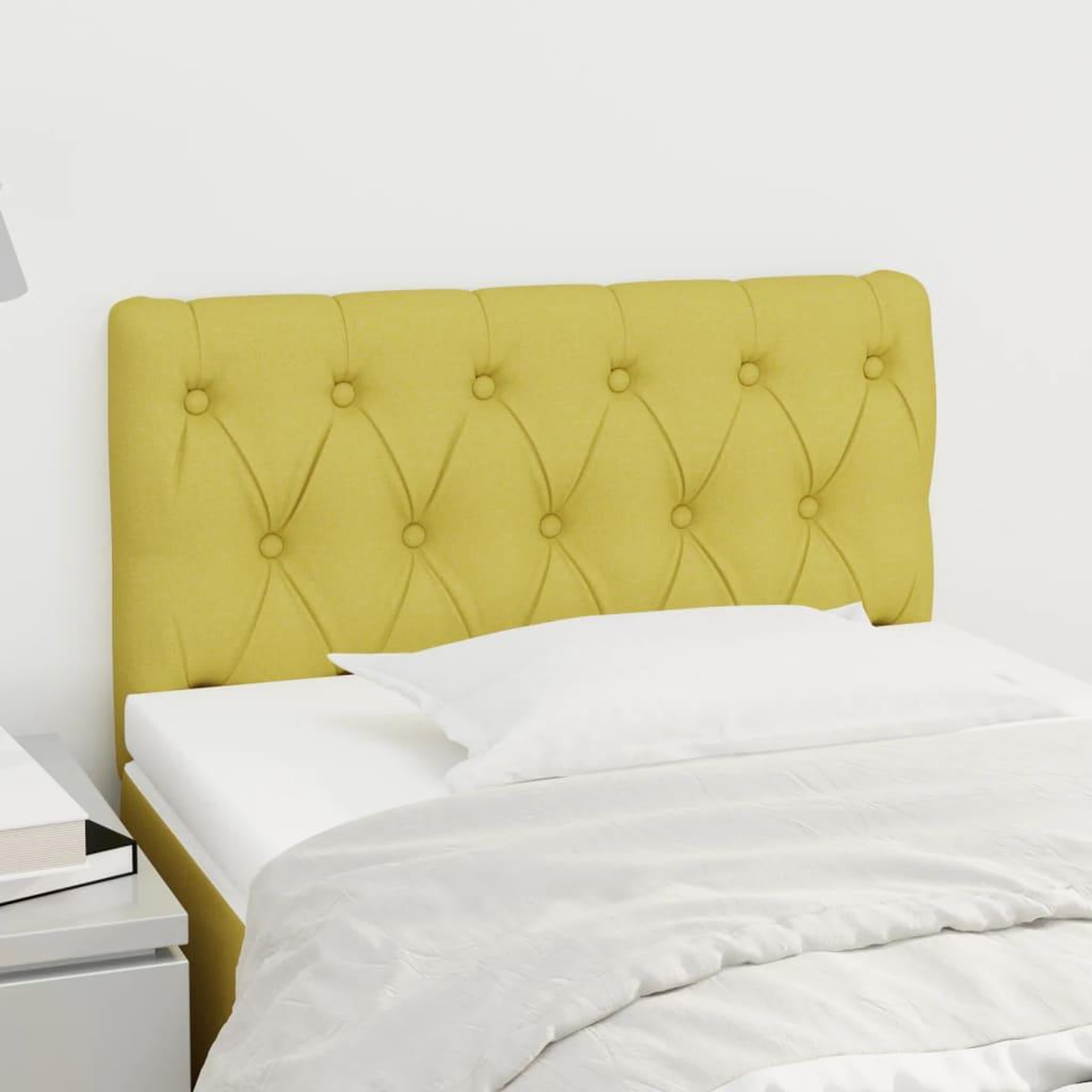 Voir la diapositive 1 : VIDAXL Tete de lit Vert 80x7x78/88 cm Tissu