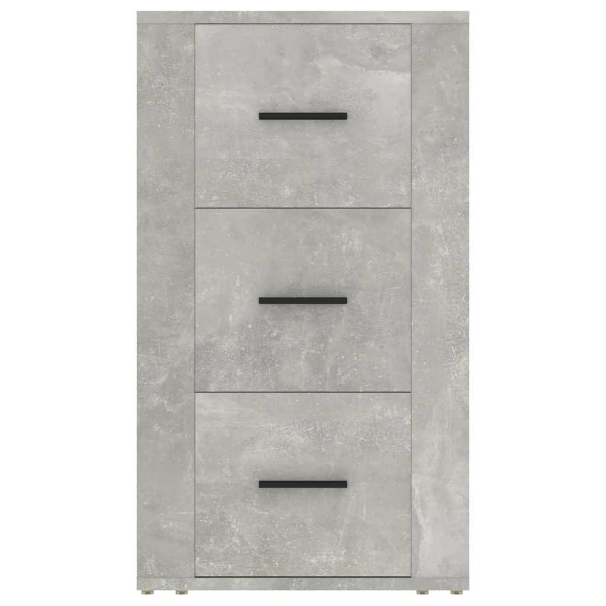 Voir la diapositive 3 : VIDAXL Buffet Gris beton 40x33x70 cm Bois d'ingenierie