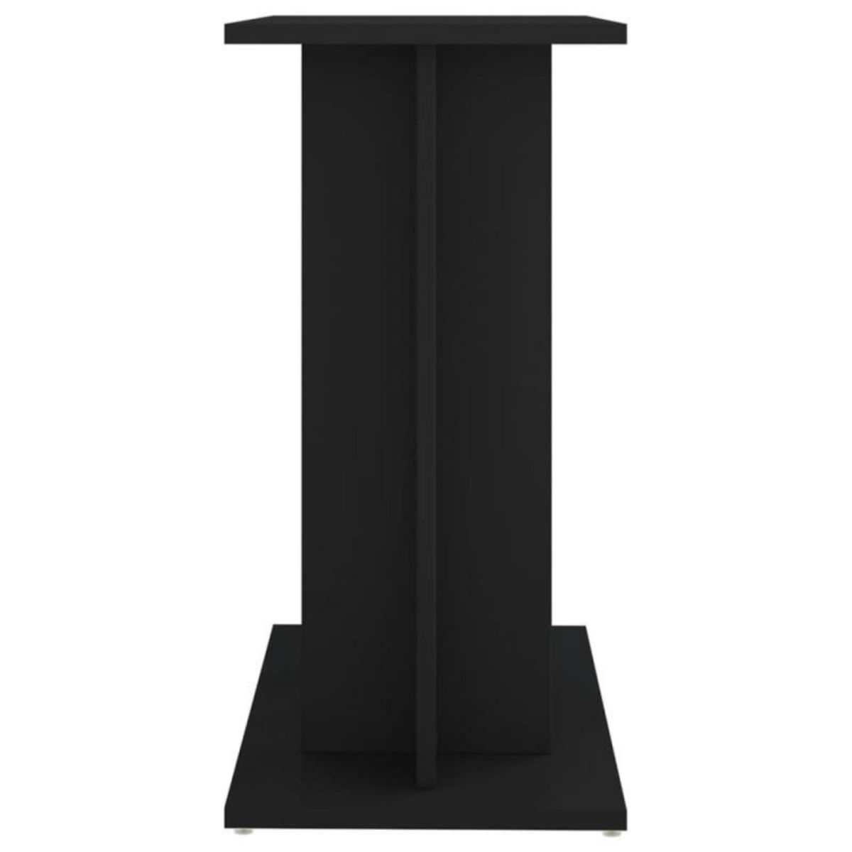 VIDAXL Support pour aquarium noir 60x30x60 cm bois d ingénierie