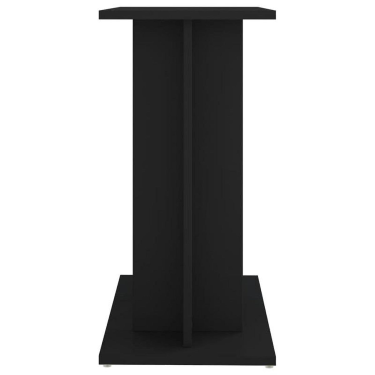 VIDAXL Support pour aquarium noir 60x30x60 cm bois d ingénierie