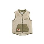 Petit Béguin Veste sans manches enfant en sherpa Gustin. Coloris disponibles : Beige