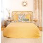 Voir la diapositive 2 : Home collection Parure housse de couette 100% satin de coton bio 78fils wayan