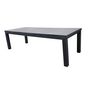 Voir la diapositive 6 : GARDENSTAR Table de jardin aluminium gris 256.8/321x100cm TOUQUET