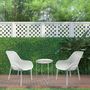 Voir la diapositive 2 : The Home Deco Factory Fauteuil pour table de jardin design Malibu