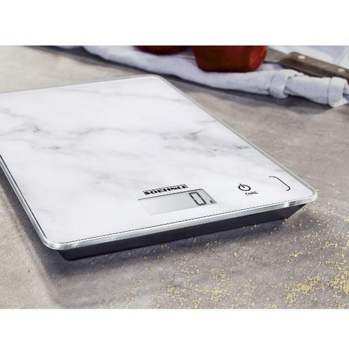 Soehnle Balance de cuisine électronique 5kg-1g blanc - 0861516