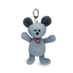 Trudi porte cles Souris bleu 15cm