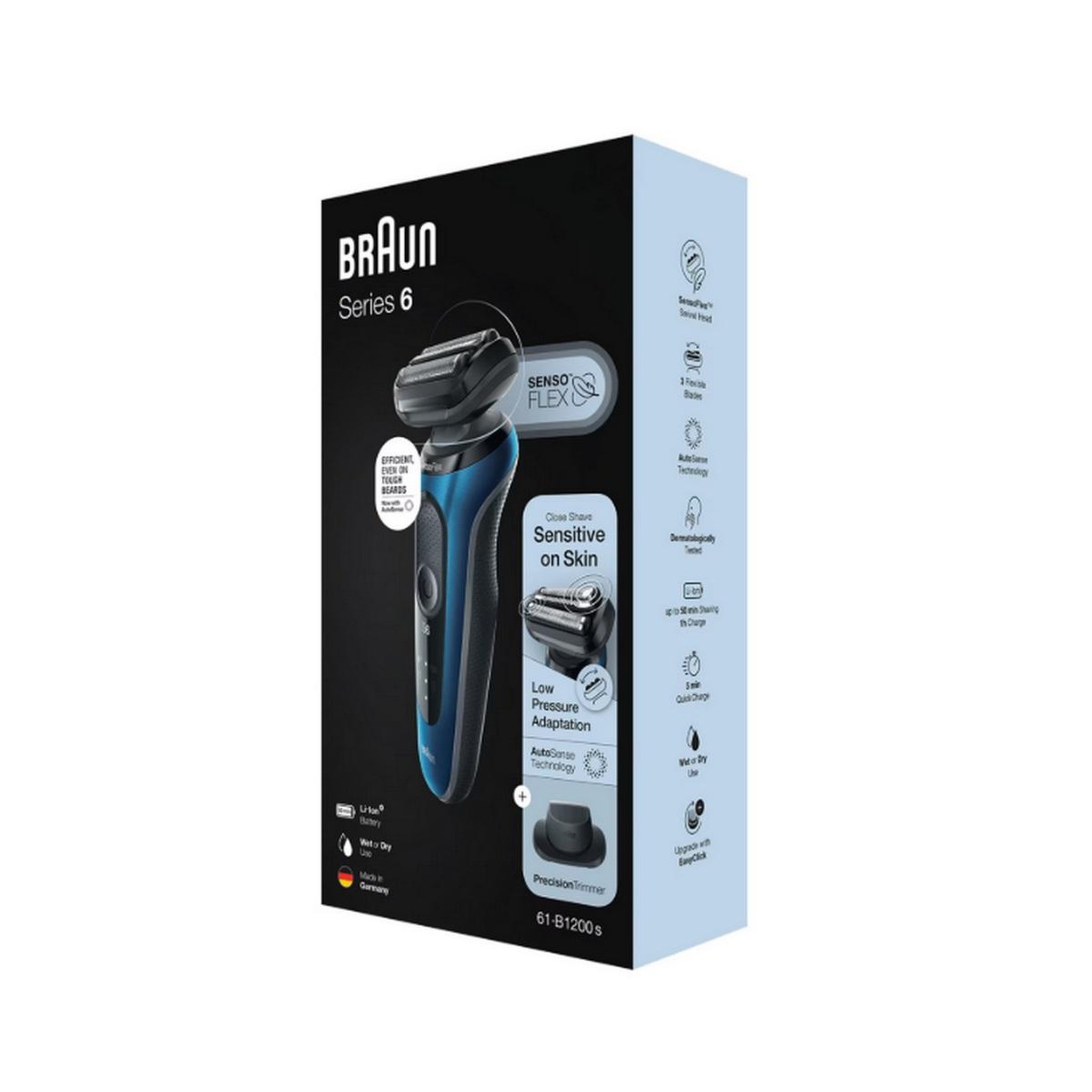 Voir la diapositive 3 : BRAUN Rasoirs électriques rechargeable - 6-62-b1200s