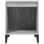 VIDAXL Tables de chevet 2 pcs Sonoma gris 40x35x50 cm