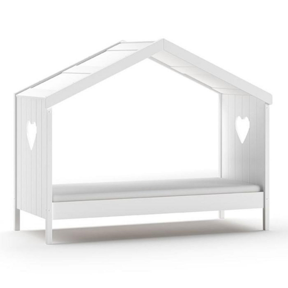 Paris Prix Lit Cabane Enfant Ouvert  Amori  90x200cm Blanc