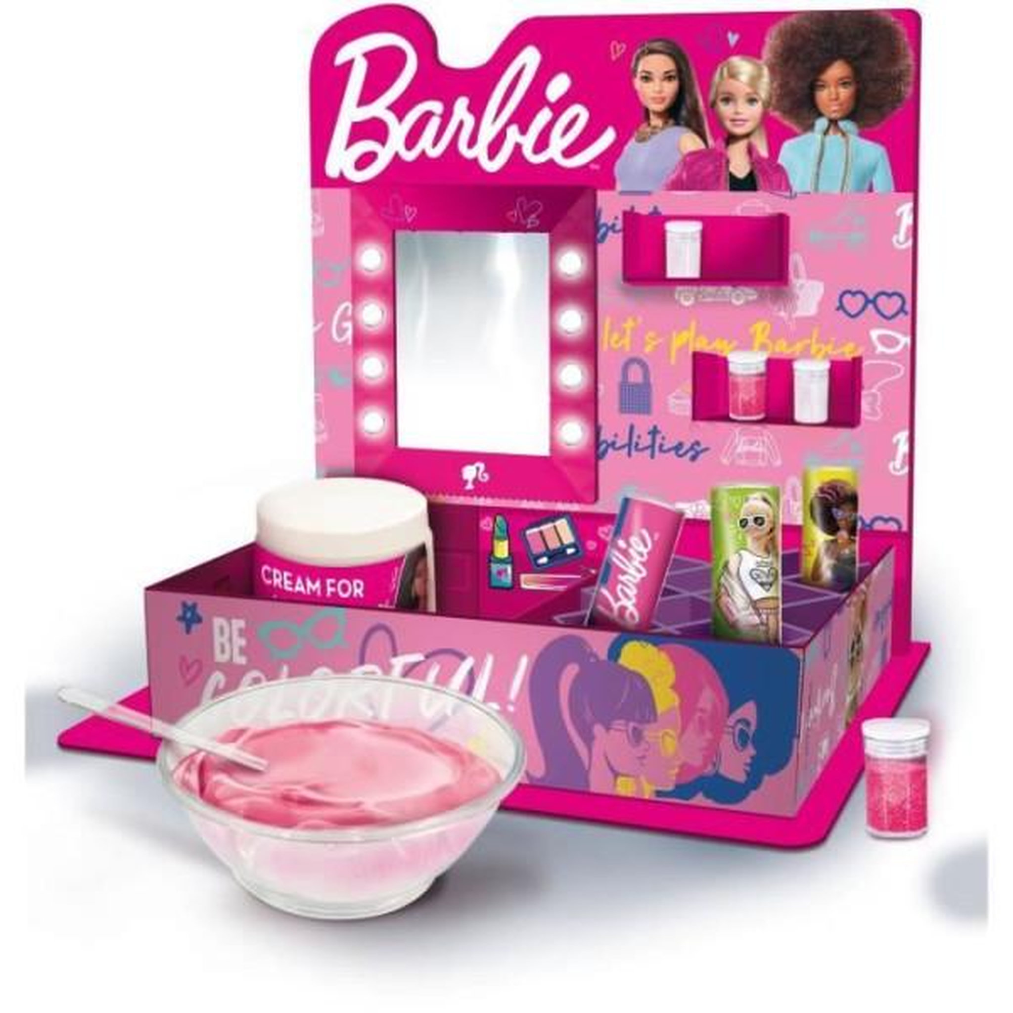 Voir la diapositive 2 : LISCIANI GIOCHI Rouge a levres a personnaliser - barbie - lisciani giochi - enfant - blanc - arômes naturels