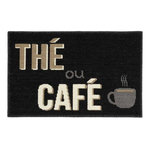 Paris Prix Tapis de Cuisine  Breakfast  50x80cm Noir