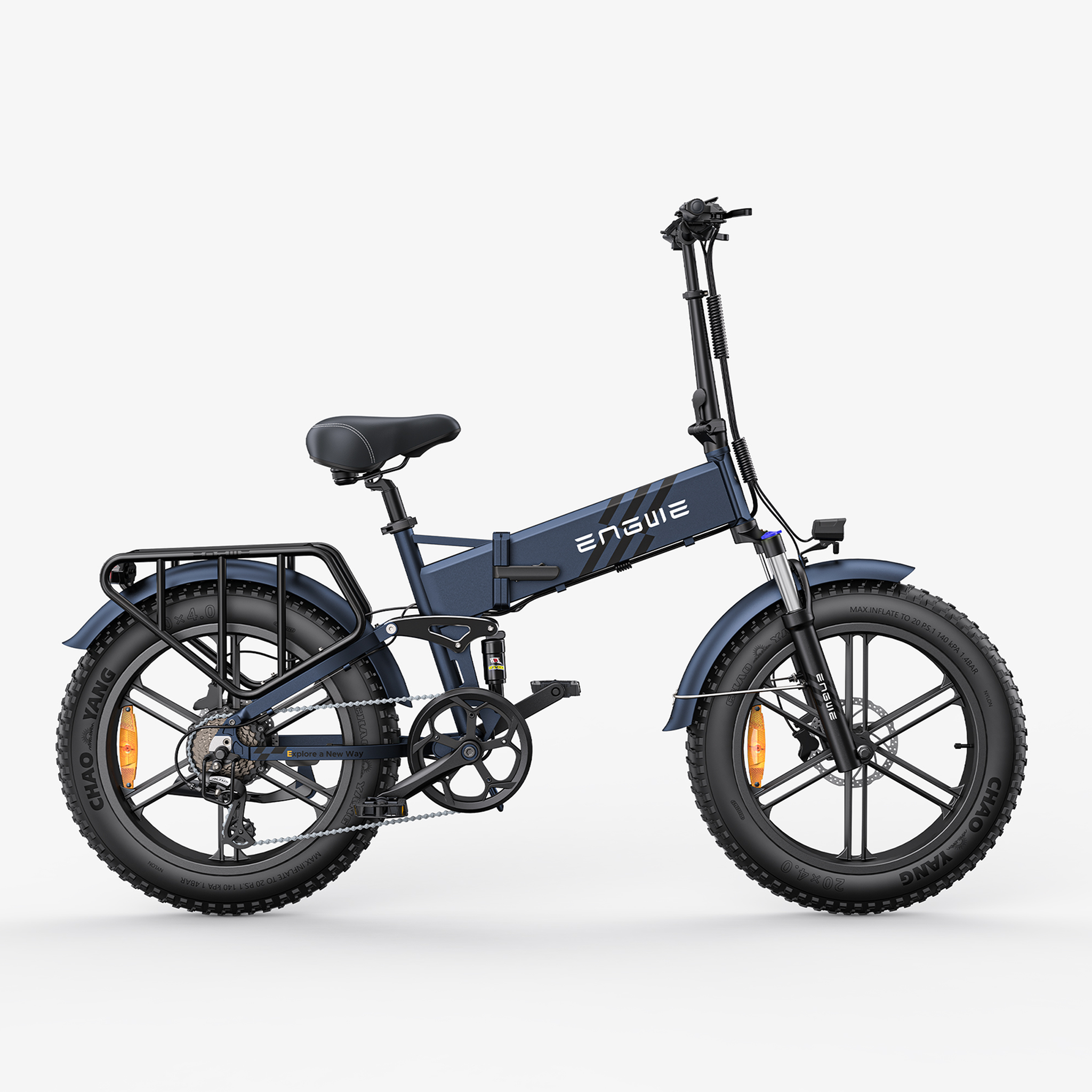 Voir la diapositive 1 : ENGWE Vélo électrique pliant ENGWE ENGINE PRO 2.0 à gros pneus, capteur de couple