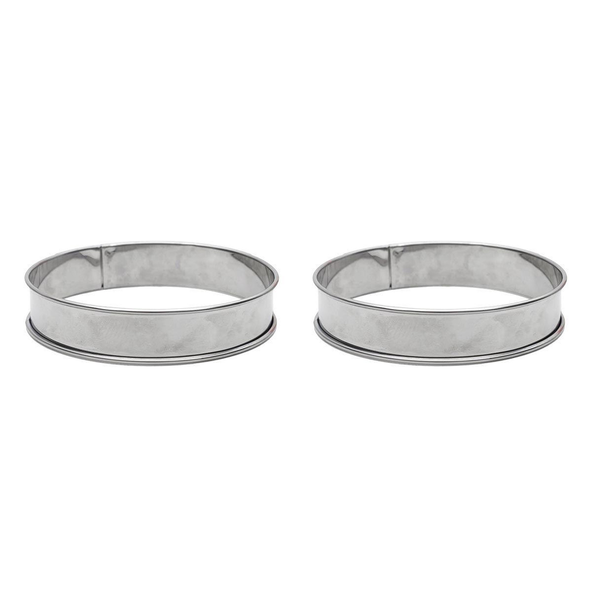 Lily Cook Lot de 2 cercles à tartelette  mamie lily  12cm argent