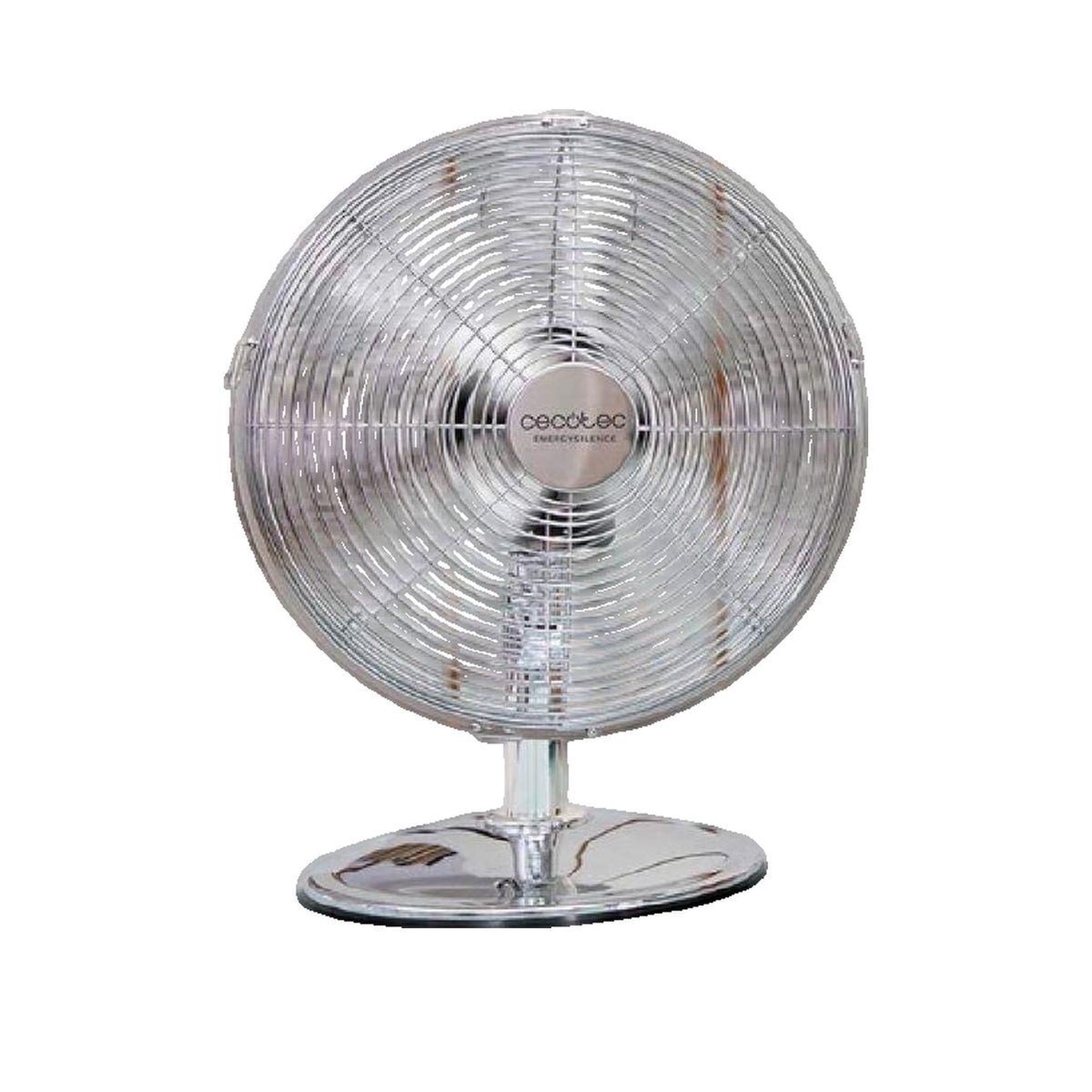 Voir la diapositive 3 : CECOTEC Ventilateur Cecotec EnergySilence 620 RetroDesk Argentée