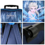 Voir la diapositive 5 : Bagtrotter Sac à dos à roulettes bleu La Reine des Neiges  1 compartiment - Bagtrotter
